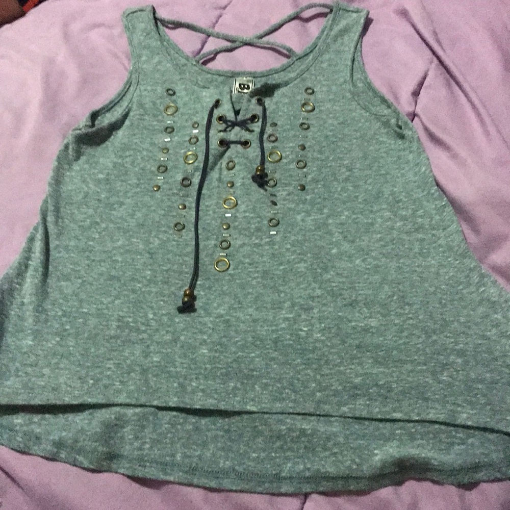 Beaded tank top